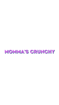 momma's crunchy logo on a white background