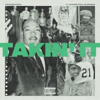 the cover of the album taking it